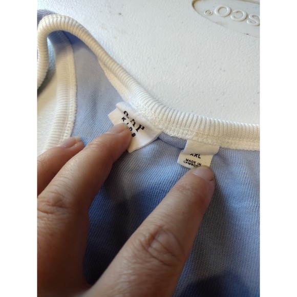 Gap Kids XXL Blue Terry Cloth Sleeveless Dress Girls Casual Beach Cover Up - Picture 2 of 4